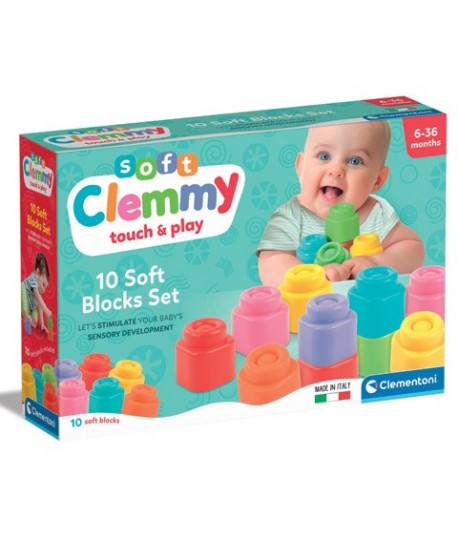 CLEMENTONI 17988 CLEMMY SOFT BLOCK 10P