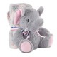 COPERTINA C/PELUCHE 13068 ELEFANTE ALLIE