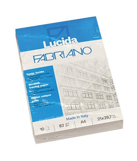 BLOCCO CARTA LUCIDA 80G A4 10FF