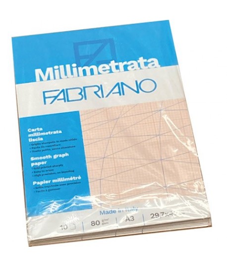 BLOCCO CARTA MILLIMETRATA A3 10FF