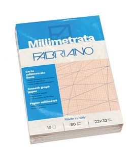 BLOCCO CARTA MILLIMETRATA A4+ 23X33 10FF