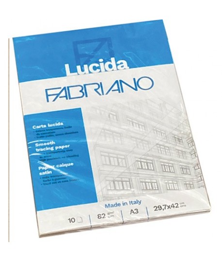 BLOCCO CARTA LUCIDA 80G A3 10FF