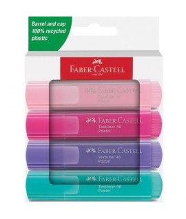 EVIDENZ. FABER 254654 PASTEL 4PZ ASSORT.