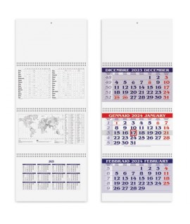 CALENDARIO TRITTICO 31X86 SPIRAL PA510BL