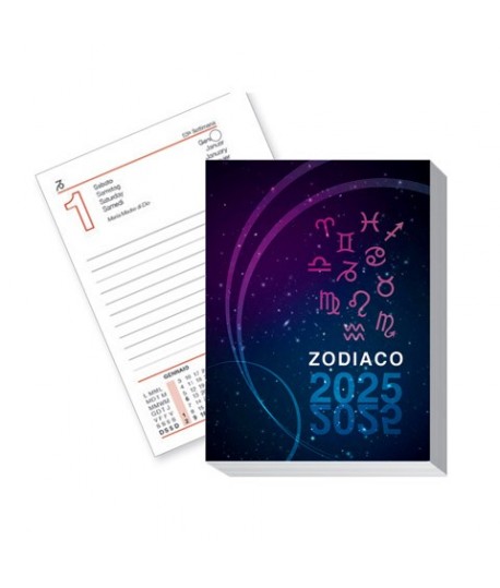 BLOCCO AGENDA/CAL. ZODIACO 0198 8,5X11,6