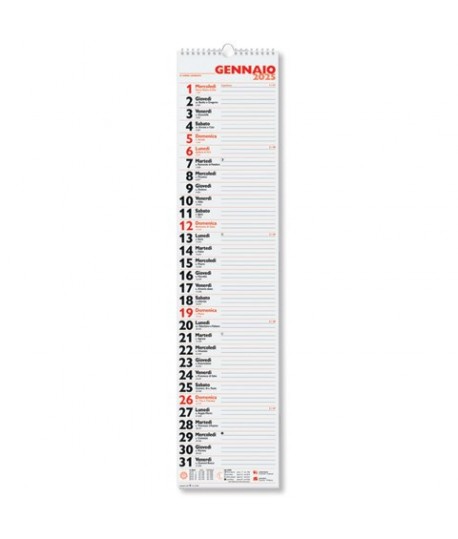 CALENDARIO OLANDESE 16X69 SPIR CO00500B