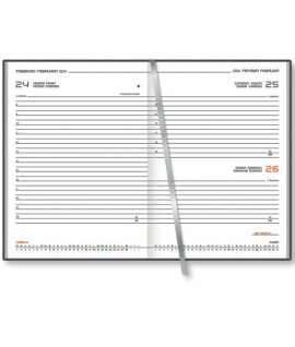 RIC.AGENDA GIORN.14X20 SD BIANCO I4051