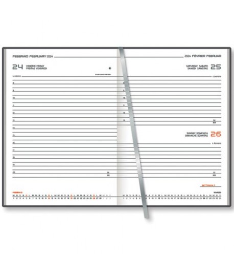 RIC.AGENDA GIORN.14X20 SD BIANCO I4051