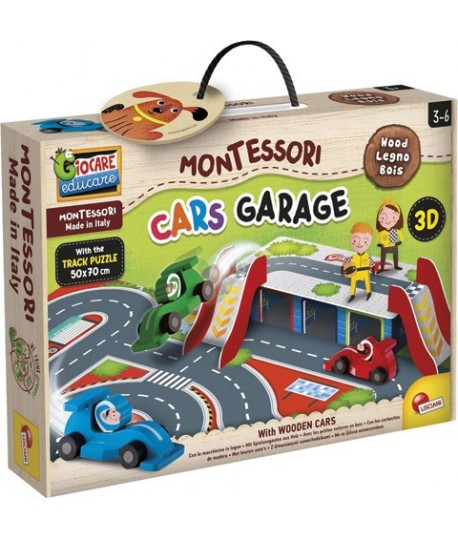 LISCIANI 101054 MONTESSORI CARS GARAGE