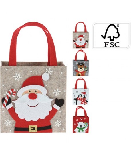 BORSA FELTRO NATALE CM18 ASS. GR9121250