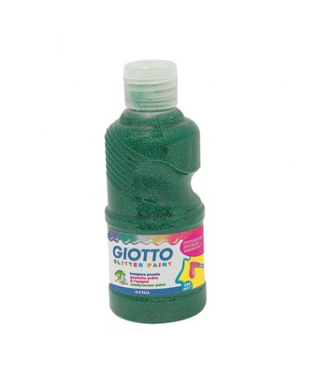 TEMPERA GLITTER GIOTTO 5312 250ML VERDE