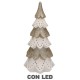 ALBERO LED CM14X29H BIANCO/ORO 613744