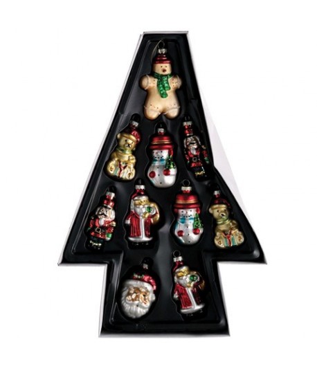 DECORI ALBERO IN VETRO H7 10PZ 637142