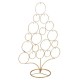 ALBERO METALLO SFERE FILO ORO H95 638730