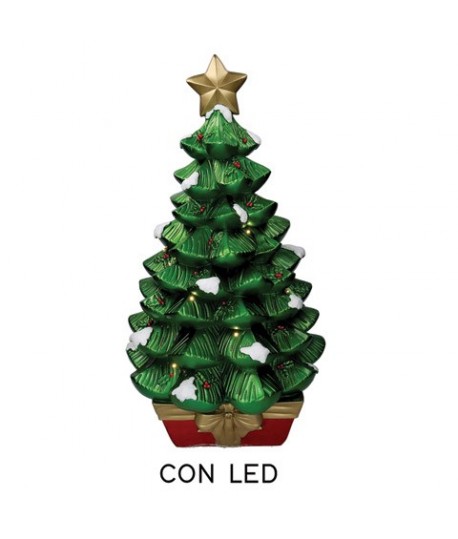 ALBERO RESINA INNEVATO+LED 36X67H 638859