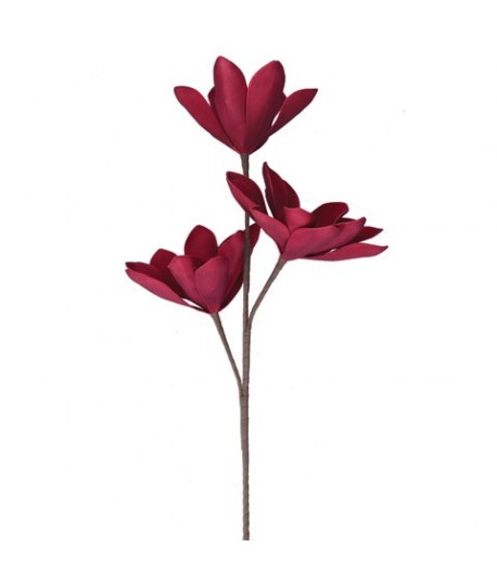 FIORE MAGNOLIA ROSSO CM95 PLAST.639318