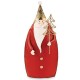 BABBO NATALE METALLO ROSSO CM21 40537