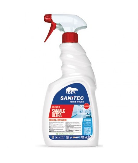 DETERGENTE SPRAY SANIALC ULTRA 77% 750ML