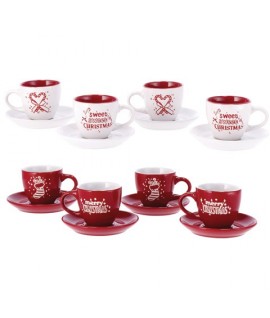 TAZZINE CAFFE' NATALE 4PZ 103587