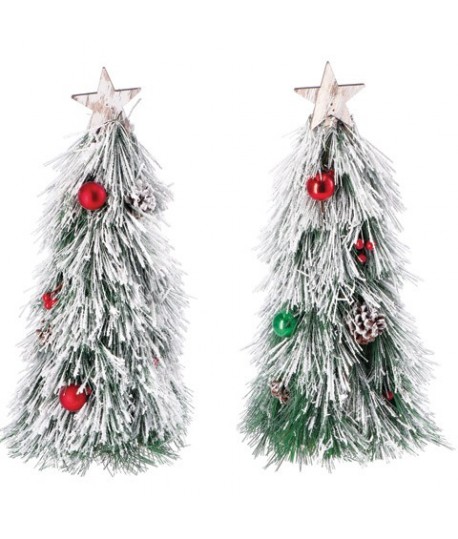 ALBERO NATALE BIANCO DEC.CM17X41H 105703