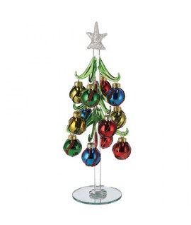 ALBERO NATALE+SFERE ASS D10 H26 105827