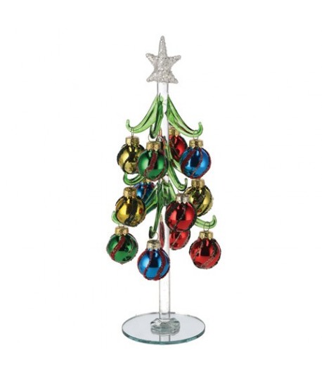 ALBERO NATALE+SFERE ASS D10 H26 105827