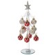 ALBERO NATALE+SFERE ROSS/BIAN H26 105833