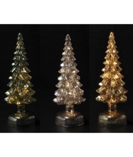 ALBERO LED VETRO COLOR.12L 10X26H 108350