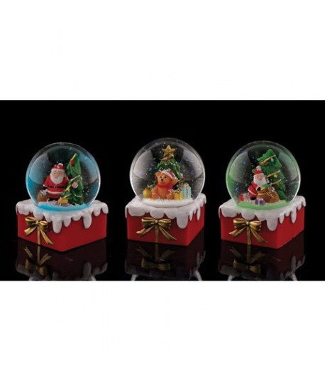 GLOBO VETRO NATALE DECOR.D6X6,5 108526