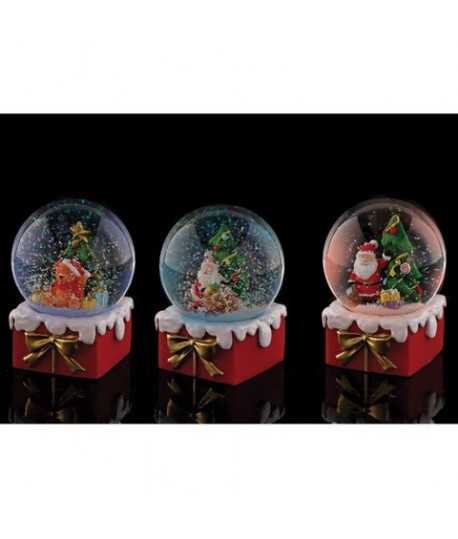 GLOBO VETRO NATALE DECOR.D8X10H 108527