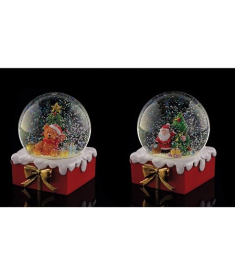 GLOBO VETRO NATALE DECOR.D9X13H 108528