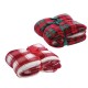 COPERTA FLAN.TARTAN NATAL.130X160 109438