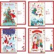 BIGLIETTO BN 12*17 BABBO NATALE 4453 12P