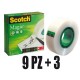 ADESIVO 3M 810 SCOTCH MAGIC 9+3 H19X33M