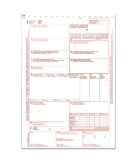 MODULO CMR LETTERA VETTURA OCL INTER.50P