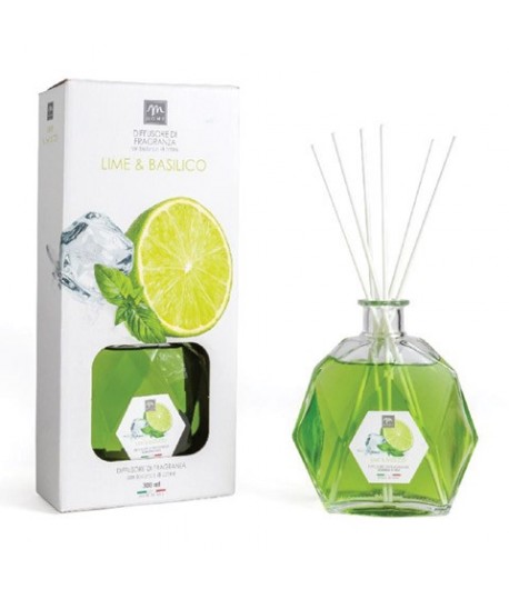 DIFFUSORE ESSENZE 300ML LIME & BASILICO