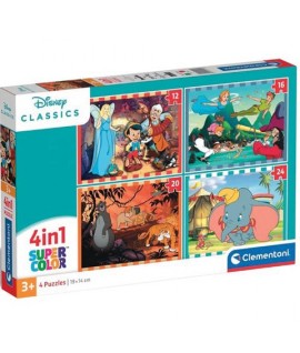 CLEMENTONI 21523 4 IN 1 DISNEY CLASSIC