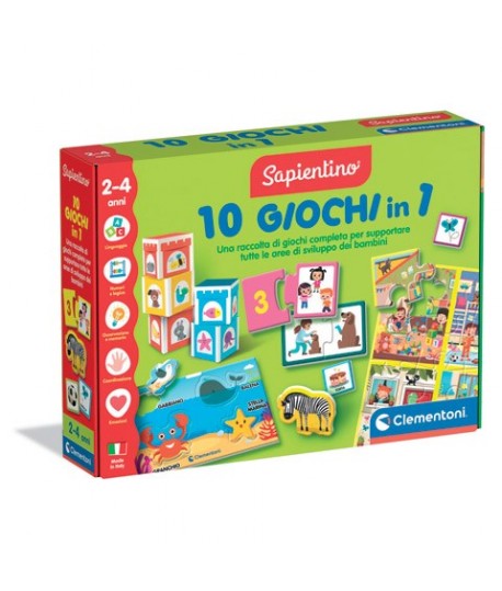 CLEMENTONI 18153 10 GIOCHI IN 1