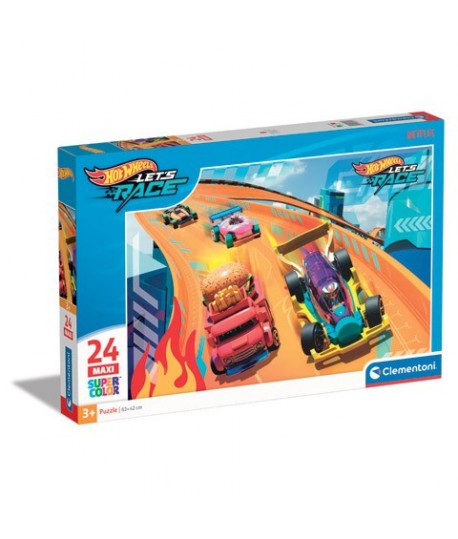 CLEMENTONI 28523 PZL MAXI 24P HOTWHEELS