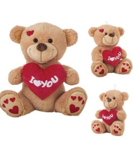 LLOPIS 18262 ORSO CM.35 C/CUORE I LOVE Y