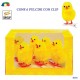 PULCINO GIALLO C/CLIP 6PZ G90561