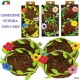 NIDI VUOTI CON DECORI FIORI 4PZ G90928