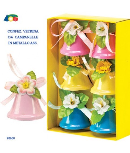 CAMPANELLA METALLO COLORAT H4 G90600 6PZ