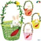 BORS.CESTINO CORDA DECOR.PASQUA G90927