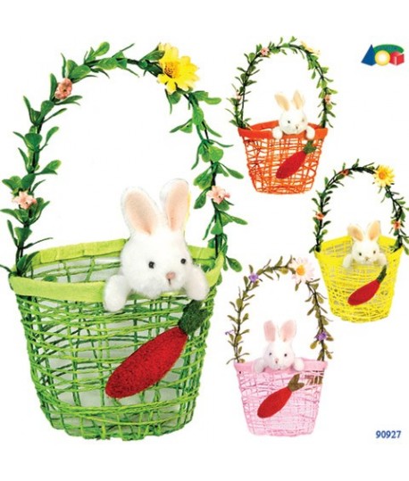 BORS.CESTINO CORDA DECOR.PASQUA G90927