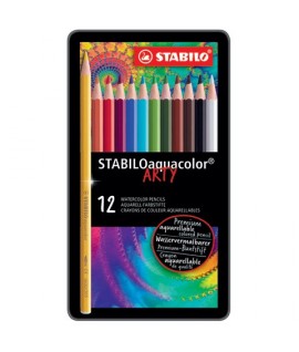 PASTELLI STAB ACQUACOLOR 1612 12PZ MET