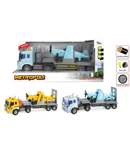 TOYS 27456 CAMION C/RIMORCHIO E AEREO