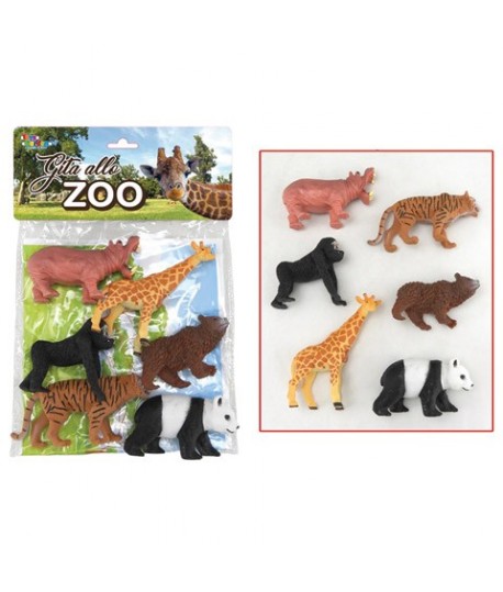 TOYS 28051 ANIMALI DELLO ZOO IN BUSTA