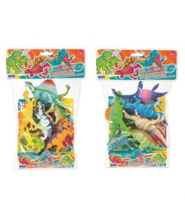 SUPERTOYS 11541 DINOSAURI COLORATI 6PZ