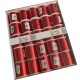 NASTRO REG BR8270 10MT ROSSO NATALE 25PZ